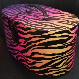 Multicolor Zebra Print Jewlery Box